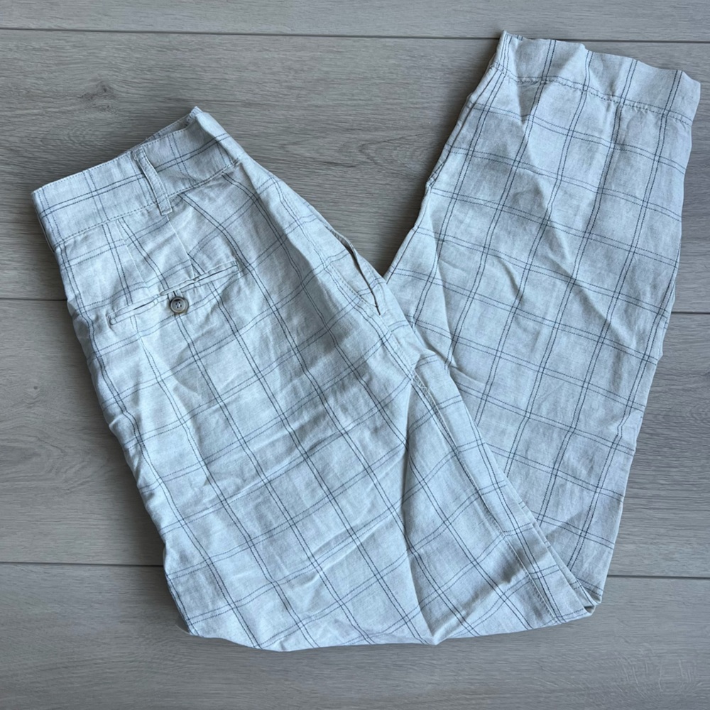 Madewell Pleated Taper Wide-Leg Pants